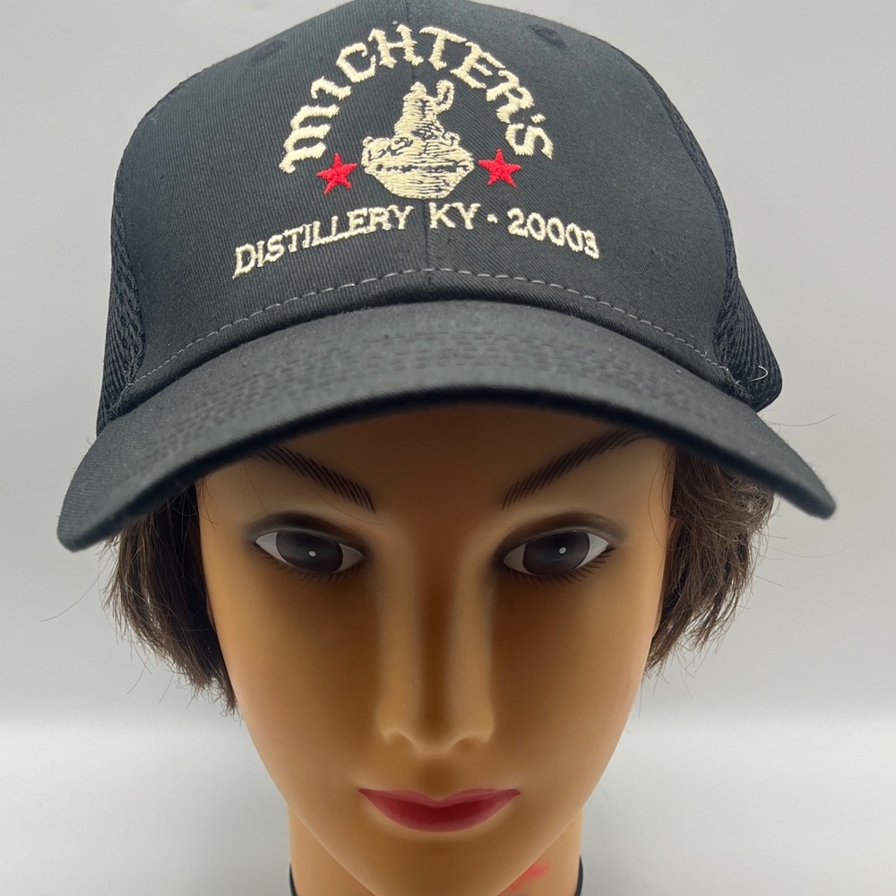 Michters Distillery Black Embroidered Trucker Cap